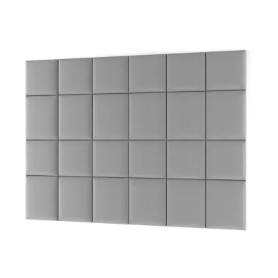 Set čalúnených panelov na stenu 240x180 VALERIO - svetlo šedý