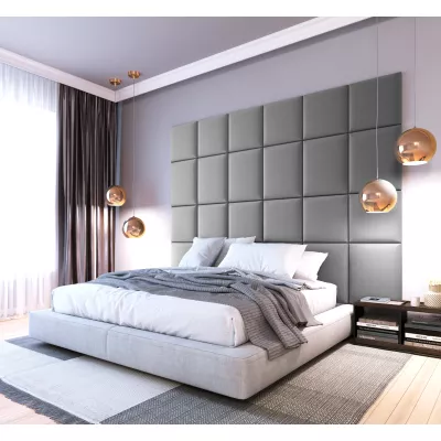 Set čalúnených panelov na stenu 240x180 VALERIO - svetlo šedý