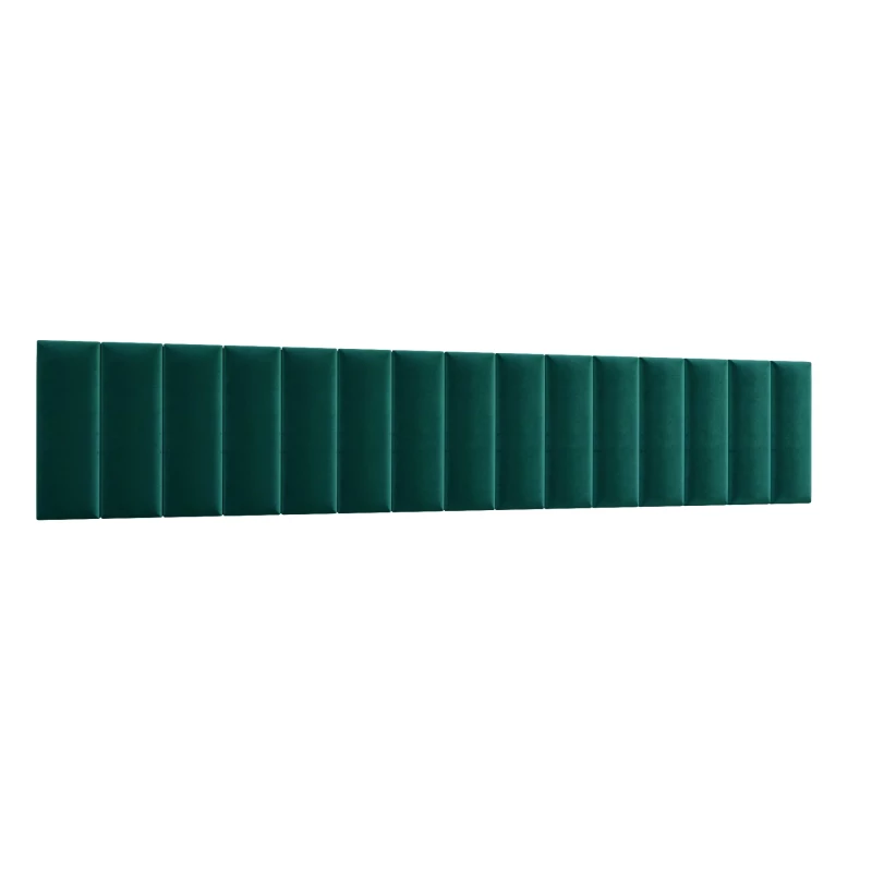 Set čalúnených nástenných panelov 300x60 VALERIO - zelený