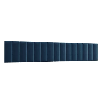 Set čalúnených nástenných panelov 300x60 VALERIO - modrý