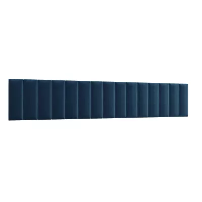 Set čalúnených nástenných panelov 300x60 VALERIO - modrý