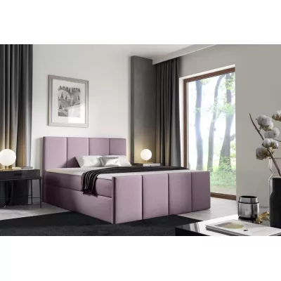 Posteľ s matracom a roštom LOLA - 180x220, fialová 2 + topper ZADARMO