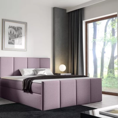 Posteľ s matracom a roštom LOLA - 120x220, fialová 2 + topper ZADARMO