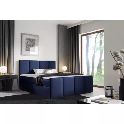Posteľ s matracom a roštom LOLA - 120x220, modrá 4 + topper ZADARMO