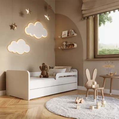 Detská posteľ 80x200 NORDELLE - biela