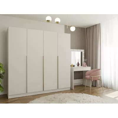Štvordverová šatníková skriňa 200 cm CELARI - kašmír