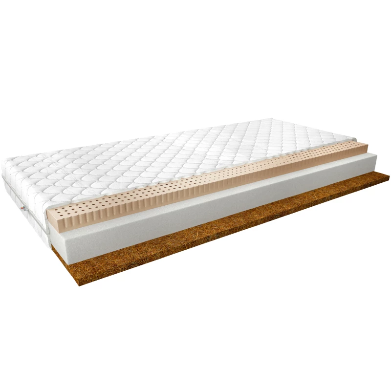 Latexový matrac s kokosovou rohožou 90x200 ONDINE 3