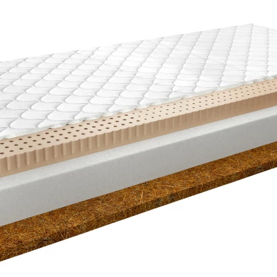 Latexový matrac s kokosovou rohožou 160x200 ONDINE 3