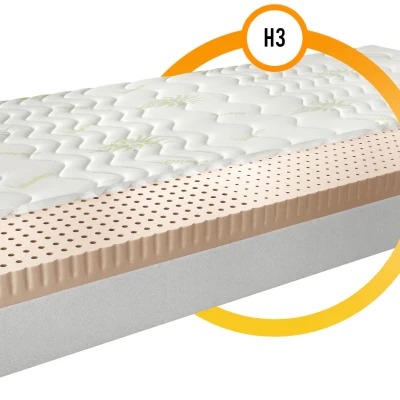 Latexový matrac so strednou tvrdosťou 90x200 PHILOMELA 1