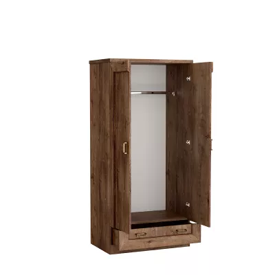Dvojdverová skriňa GIADA - šírka 90 cm, dub lefkas