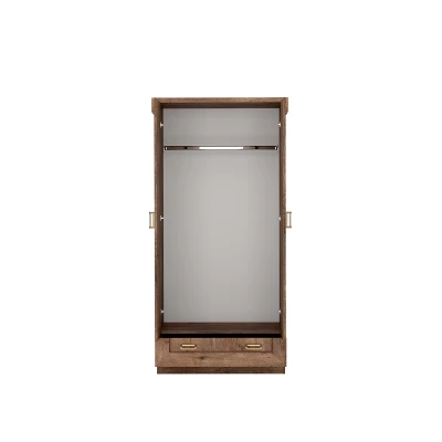 Dvojdverová skriňa GIADA - šírka 90 cm, dub lefkas
