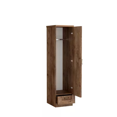 Jednodverová skriňa GIADA - šírka 46 cm, dub lefkas