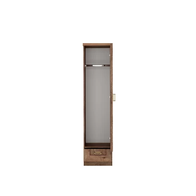 Jednodverová skriňa GIADA - šírka 46 cm, dub lefkas
