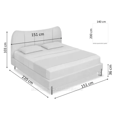 Dvojlôžková posteľ 140x200 KAELIRA - šedobéžová / čierna
