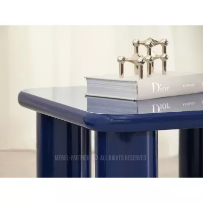 Konferenčný stolík STYLER - lesklý modrý