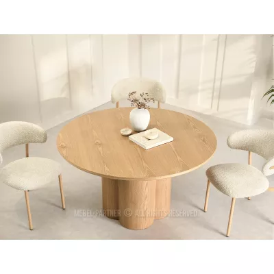Okrúhly jedálenský stôl 130 cm OISIN - dub