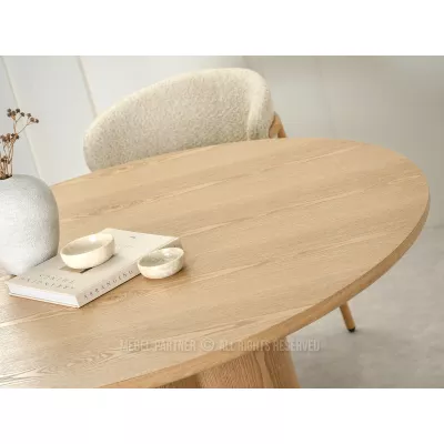 Okrúhly jedálenský stôl 130 cm OISIN - dub