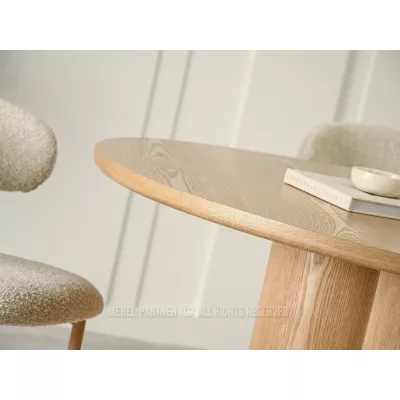 Okrúhly jedálenský stôl 130 cm OISIN - dub