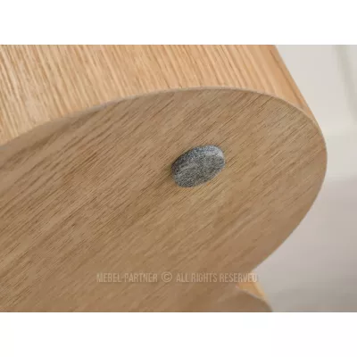 Okrúhly jedálenský stôl 130 cm OISIN - dub