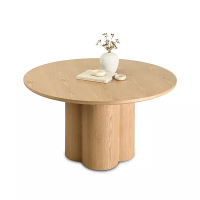 Okrúhly jedálenský stôl 130 cm OISIN - dub
