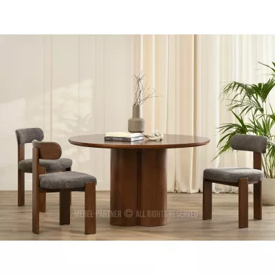 Okrúhly jedálenský stôl 130 cm OISIN - orech