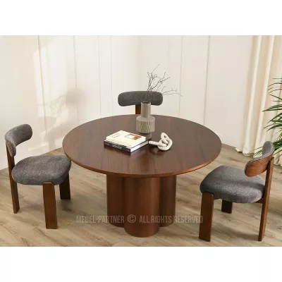 Okrúhly jedálenský stôl 130 cm OISIN - orech