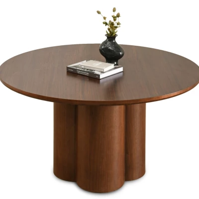 Okrúhly jedálenský stôl 130 cm OISIN - orech