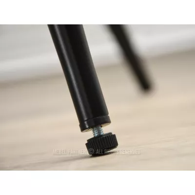 Dizajnová jedálenská stolička NENET - zelená / orech / čierna