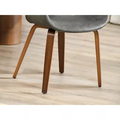 Jedálenská stolička DARLENIS - zelená / orech