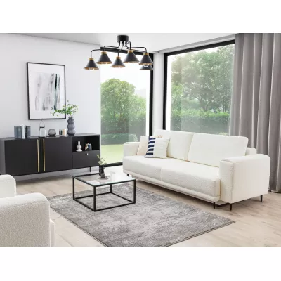 Elegantná trojmiestna pohovka AVENIA - biela