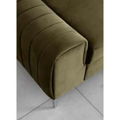 Trojmiestna pohovka do obývacej izby MELISENDE - khaki