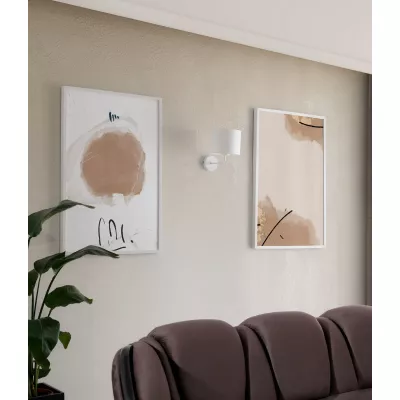 Nástenná moderná lampa VESPILLO - biela