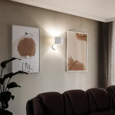 Nástenná moderná lampa VESPILLO - biela