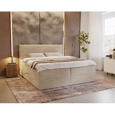 Kontinentálna posteľ 180x200 ORVEXA 2 - ecru