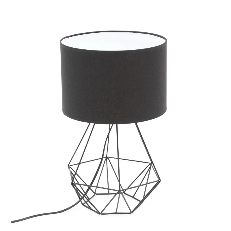 Stolová lampa na nočný stolík BENIGNE - čierna