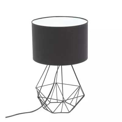 Stolová lampa na nočný stolík BENIGNE - čierna