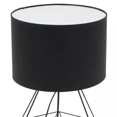 Stolová lampa na nočný stolík BENIGNE - čierna