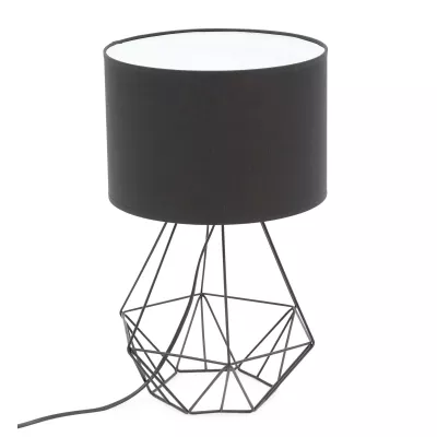 Stolová lampa na nočný stolík BREVITAS - čierna