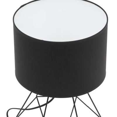 Stolová lampa na nočný stolík BREVITAS - čierna