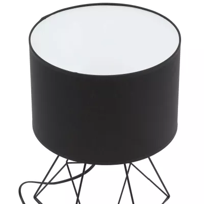 Stolová lampa na nočný stolík BREVITAS - čierna