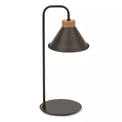 Moderná stolná lampa DETMER - čierna / zlatá