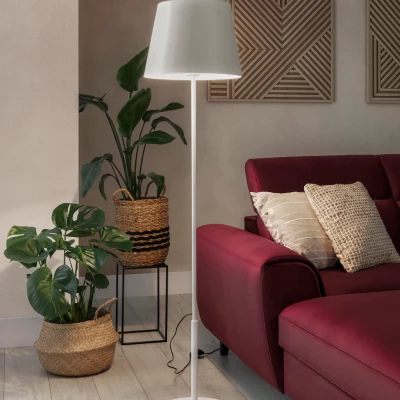 Stojacia lampa v škandinávskom štýle VESPILLO - biela