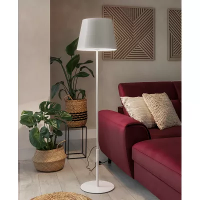 Stojacia lampa v škandinávskom štýle VESPILLO - biela