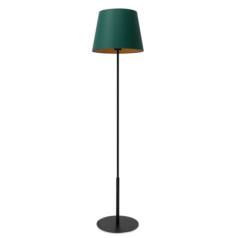 Stojacia lampa v škandinávskom štýle VESPILLO - zelená/zlatá/čierna