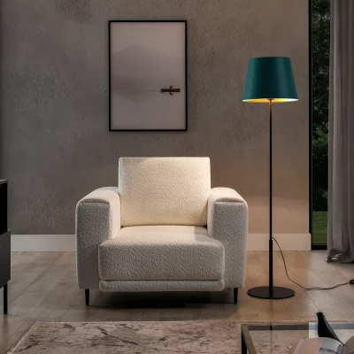 Stojacia lampa v škandinávskom štýle VESPILLO - zelená/zlatá/čierna