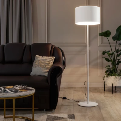 Škandinávska stojanová lampa VESPILLO - biela