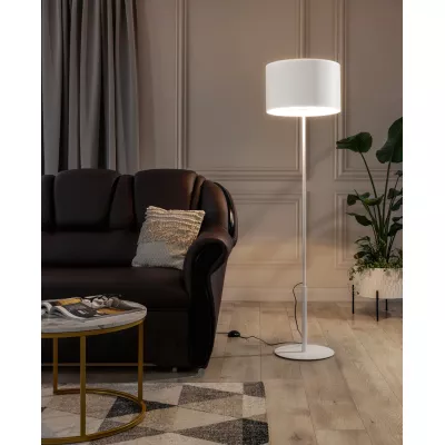 Škandinávska stojanová lampa VESPILLO - biela