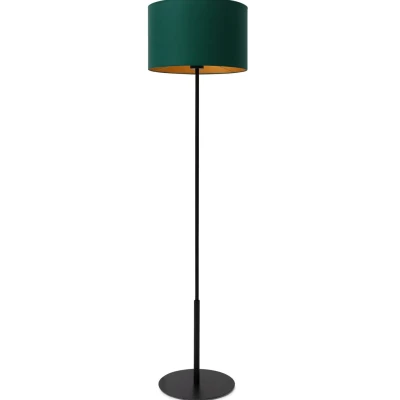 Škandinávska stojanová lampa VESPILLO - zelená / zlatá / čierna