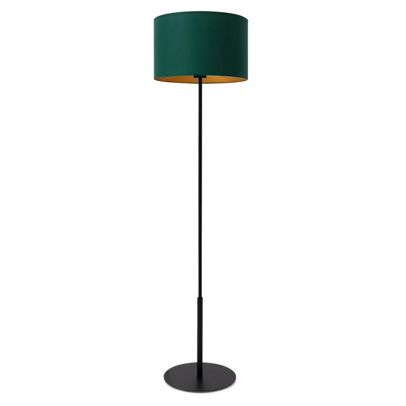 Škandinávska stojanová lampa VESPILLO - zelená / zlatá / čierna