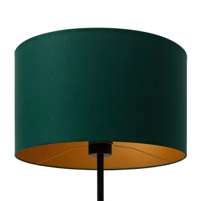 Škandinávska stojanová lampa VESPILLO - zelená / zlatá / čierna